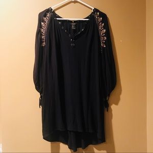 Forever 21 Flowy Black Dress